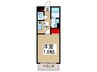 ｓｐｅｒａｎｚａ 1Kの間取り