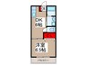 第５丸三マンション 1DKの間取り