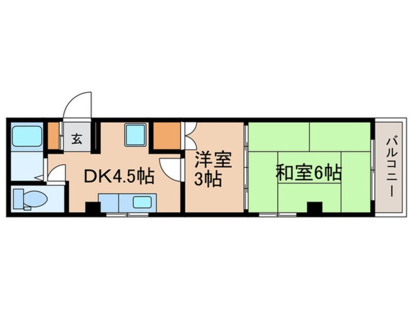 間取図 パストラール目白