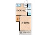 遠山ビル 1DKの間取り