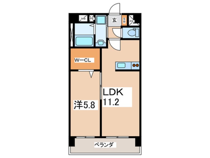 間取図 グラシュ－ズ湘南