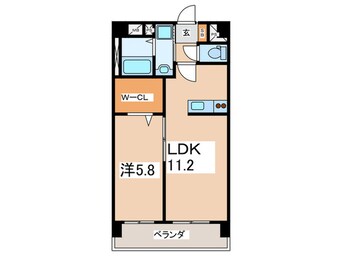 間取図 グラシュ－ズ湘南