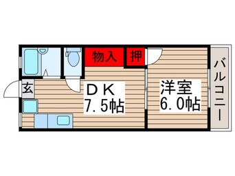 間取図 山口コ－ポＢ棟