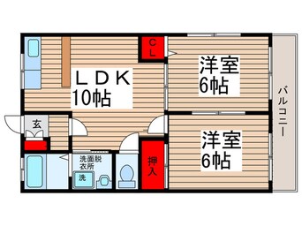 間取図 アロウヴェルデ