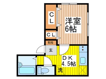 間取図 プレジール東中野