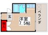 メゾン船橋法典 1Rの間取り