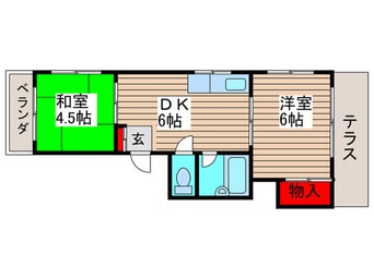 間取図 メゾン船橋法典