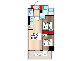 間取図 ドゥーエ入谷Ⅰ