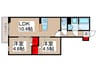 仮）南花畑3丁目PJ 2LDKの間取り