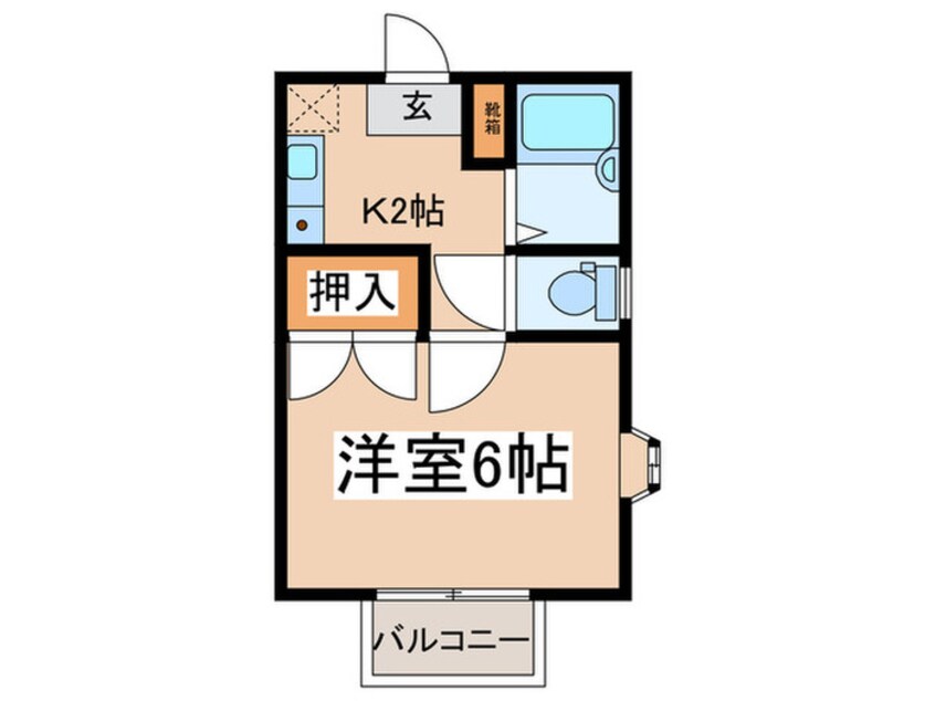 間取図 シャンテヴィラ