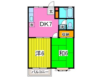 間取図 ル－ラルあざみ野