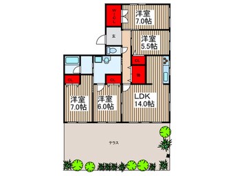 間取図 ウィン常盤