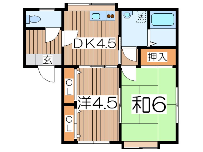 間取図 石川弐番館