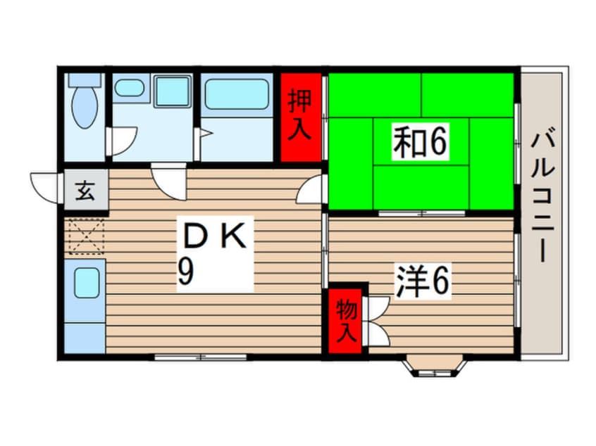 間取図 セラヴィ宮野木