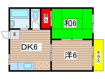 間取図 はなやコ－ポ