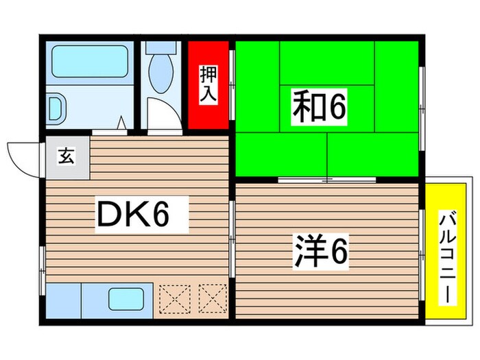 間取り図 はなやコ－ポ