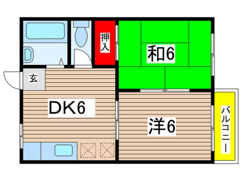 間取図 はなやコ－ポ