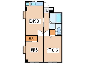 間取図 プラーズ市ヶ尾