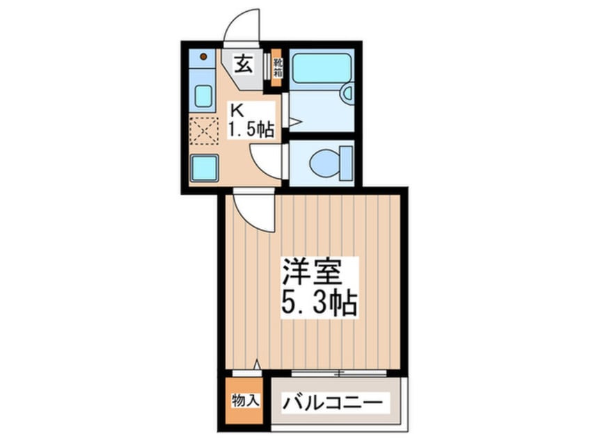 間取図 パティオ南烏山