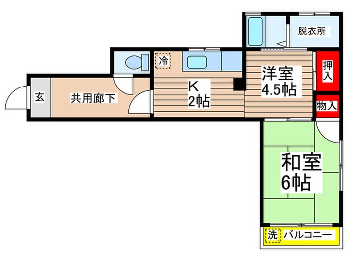 間取り図 中村マンション