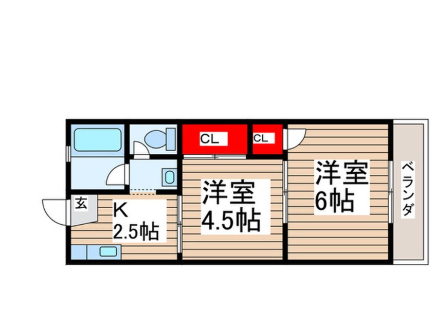 間取図 メゾンカンコ－