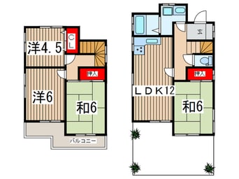 間取図 新澤貸家