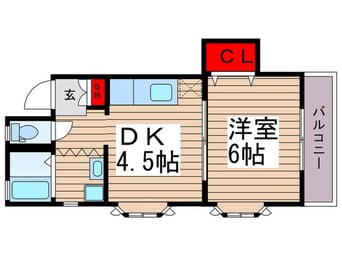 間取図 コ－ポアサカ谷在家第一