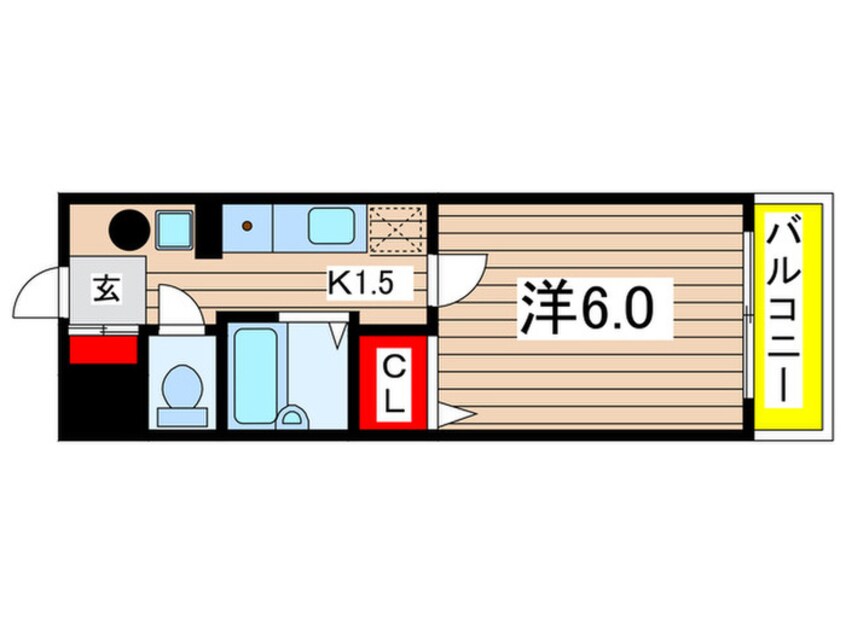 間取図 芝コ－ポ３号館