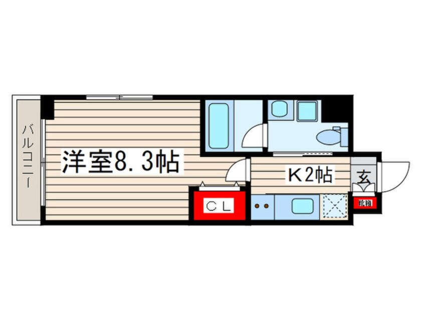 間取図 カモミール一之江