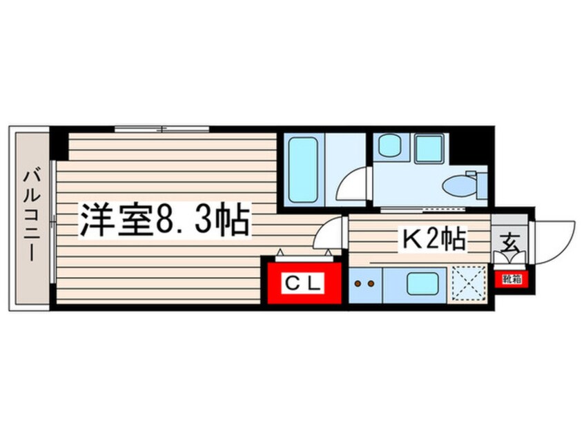 間取図 カモミール一之江