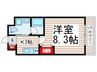 カモミール一之江 1Kの間取り