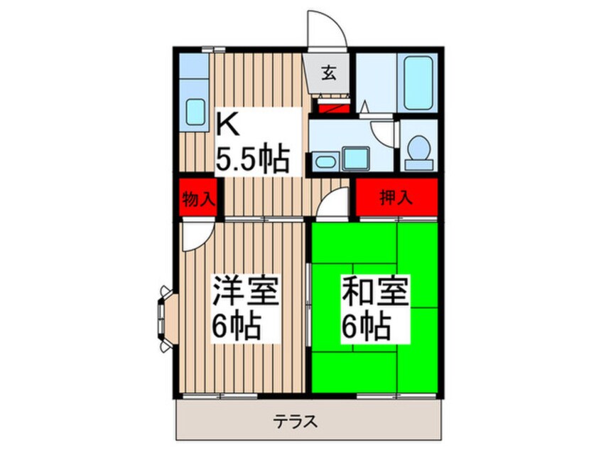 間取図 グレープハイムＡ棟