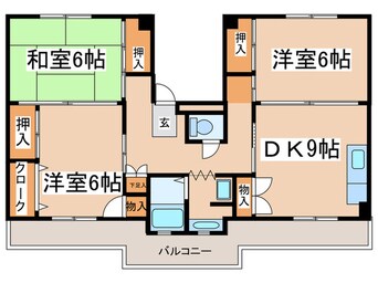 間取図 ビレッジハウス大島2号棟