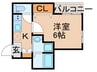 ソフィーナ金町 1Kの間取り