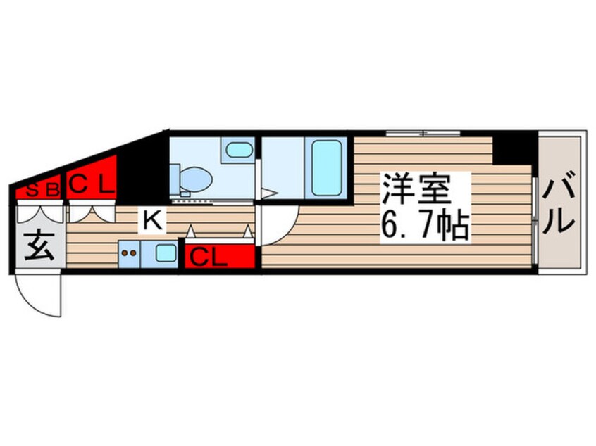 間取図 ラヴィエント南千住Ⅴ