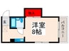 松橋ビル(1F･2F) 1Rの間取り