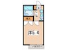 レクエルド相南 1Kの間取り