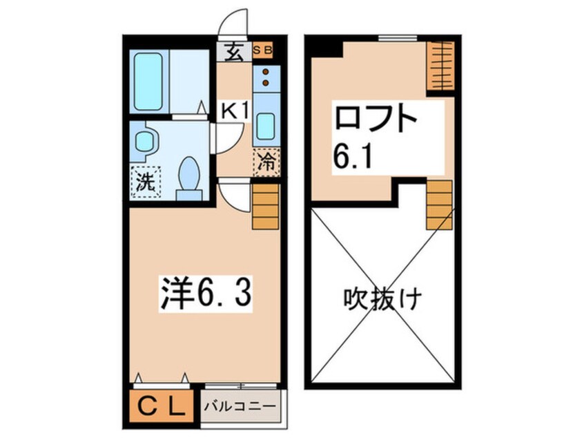 間取図 サヴォイ東林間