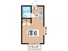 クラウディア横須賀 1Rの間取り