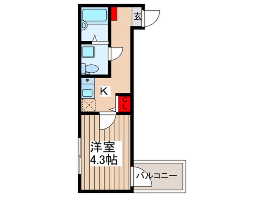 間取図 MELDIA東大宮Ⅲ