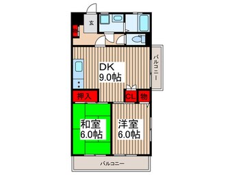 間取図 オ－クヒルズ