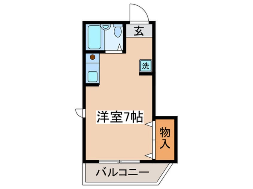 間取図 シャンヴォ―ルＩＺＵＭＩ