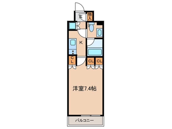 間取り図 WILL VERT東十条（407）