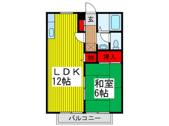 間取図 ア－バニティ－テラス