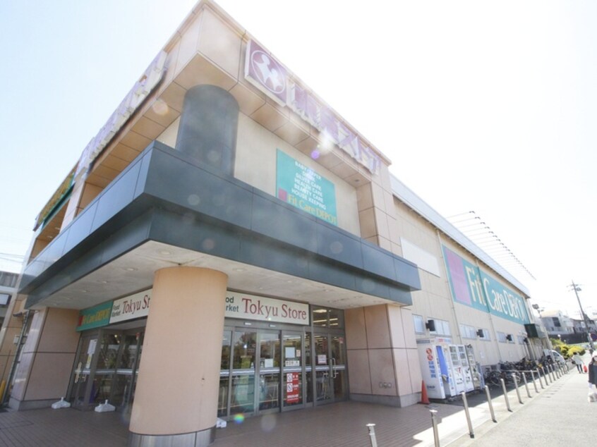 東急ストア田奈店(スーパー)まで900m ハイツブル－スカイ