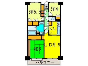 間取図 グリ－ンフォレスト宮前平