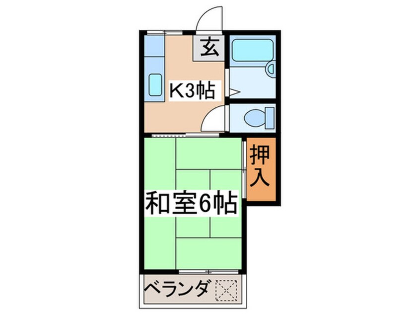 間取図 コ－ポ山田Ａ