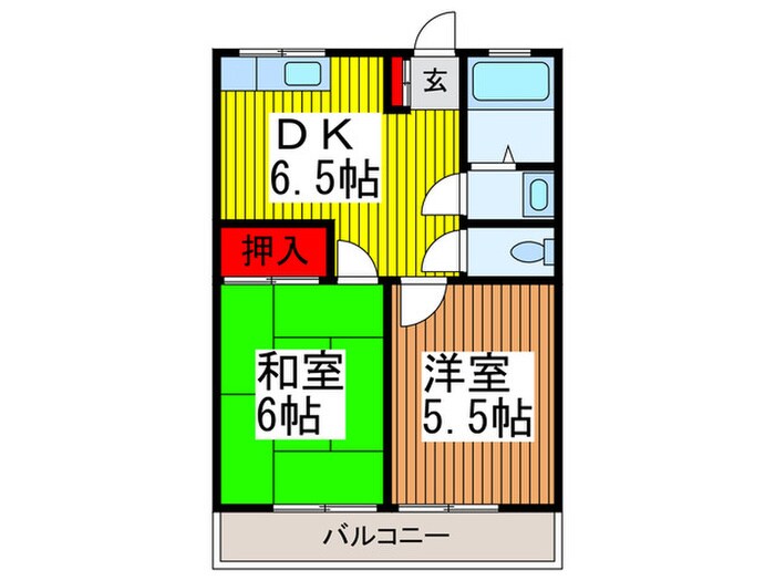 間取り図 ハイムフロンティア