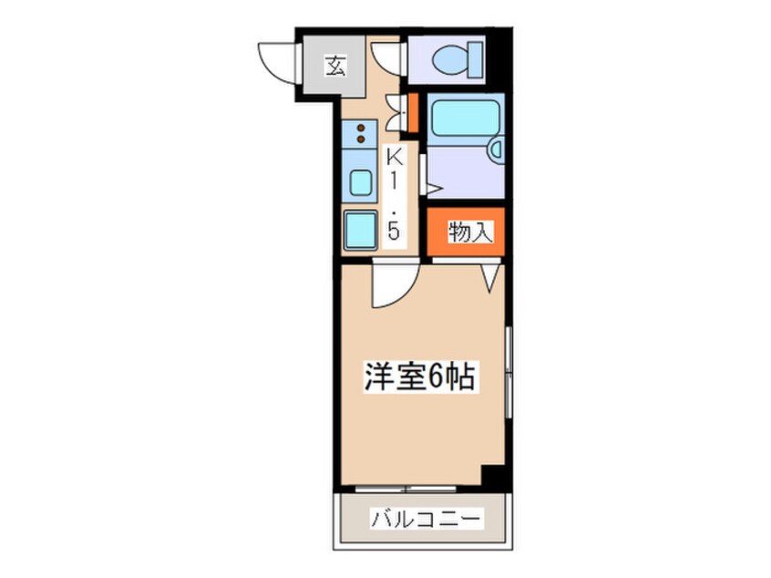 間取図 コスモ生田