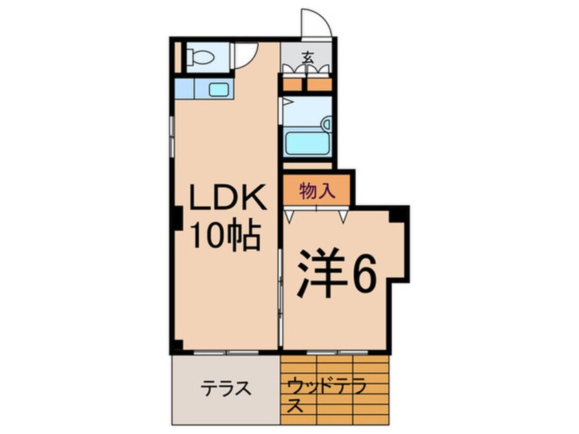 間取図 桐生ハイツ